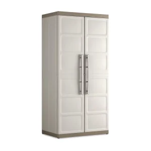 Armadio alto Keter Excellence XL con 4 ripiani grigio tortora 89x54x182 cm