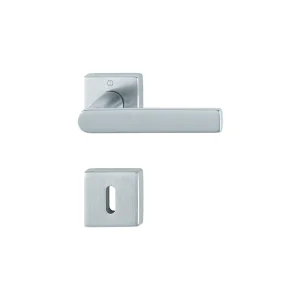 Maniglia Hoppe Los Angeles rosetta e bocchetta quadre 49x49 mm
