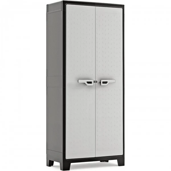 Keter armadio tutto ripiani alto titan xl colore grigio - immagine 2